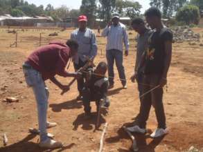 The commencement of Earth works by contracters