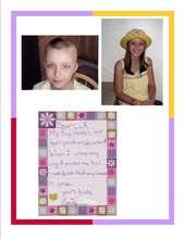 Emily Before and After with letter