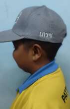 Jasmine sporting the side profile of the new cap