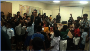 Chocolate factory field trip for local children!