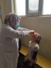 A member of the clinic's medical staff