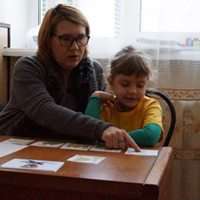 Nastya tells a fairy tale