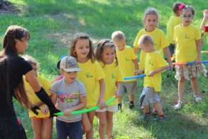 Children enjoy after class outdoor activities