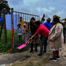 Breaking ground at Molo Mhlaba's new campus!