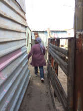 Walking through the informal settlements