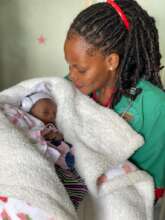 A new born baby that was abandoned by the parents