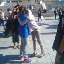 Gr Parlianment:promoting people to hug selfharmers