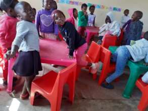 New classroom tables @ our RISE creche