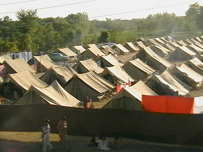 Camp for Swat IDPs