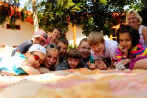 Kids are having fun