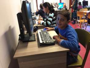 Amarildo (3rd Grade) in Computer Lab
