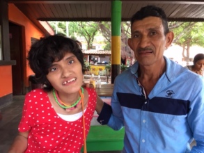 Maria Elena and her dad