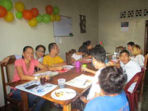their welcome at the community house
