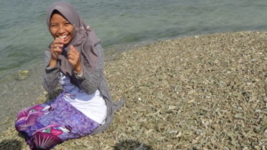 Lintang, youngest participant of the Trail.