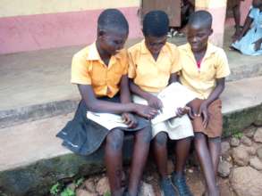 Nidan, Magnatiba & Madageen Reading for their exam