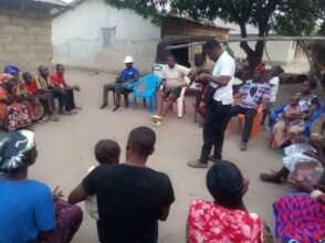Discussing the needs of the village community.