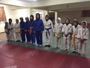 Judo class in Kabul