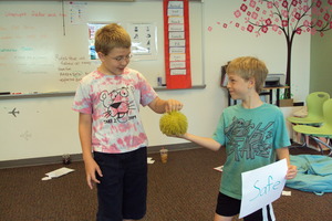 Practicing friendship skills at Take 2