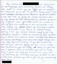 Letter from Elizabeth
