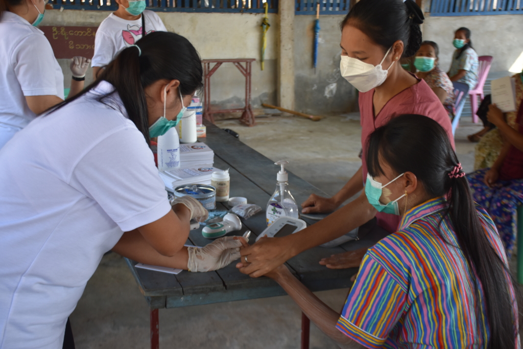 Mobile clinic in Lampi island, Myanmar