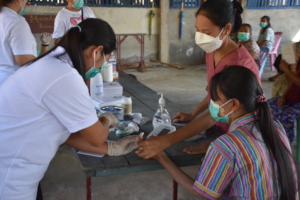 Mobile clinic in Lampi island, Myanmar
