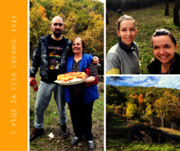 Volunteer action in Skrino village'