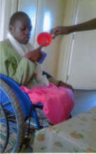 Boy with Cerebral palsy