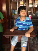 An RVF patient joins his family for meals