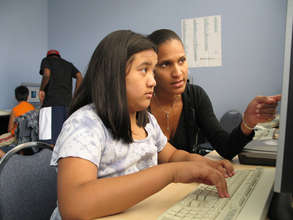TechStart teacher shows new technology concept