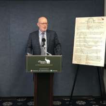 Dane Waters at press conference