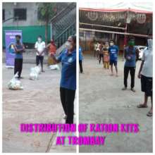 Distribution of Ration kits in Slums