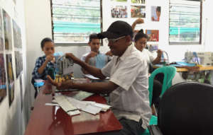 Maun Tomas developing prototypes for new products