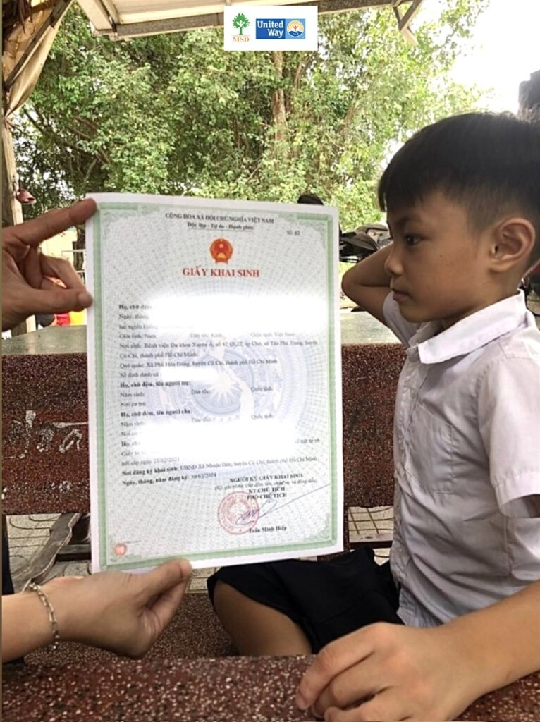 New Life Page for "Invisible" Children - Vietnam