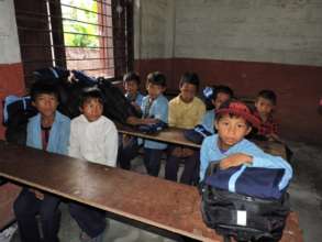 Children after receiving education materials