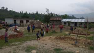 Praja Lower Secondary School premises, Handikhola
