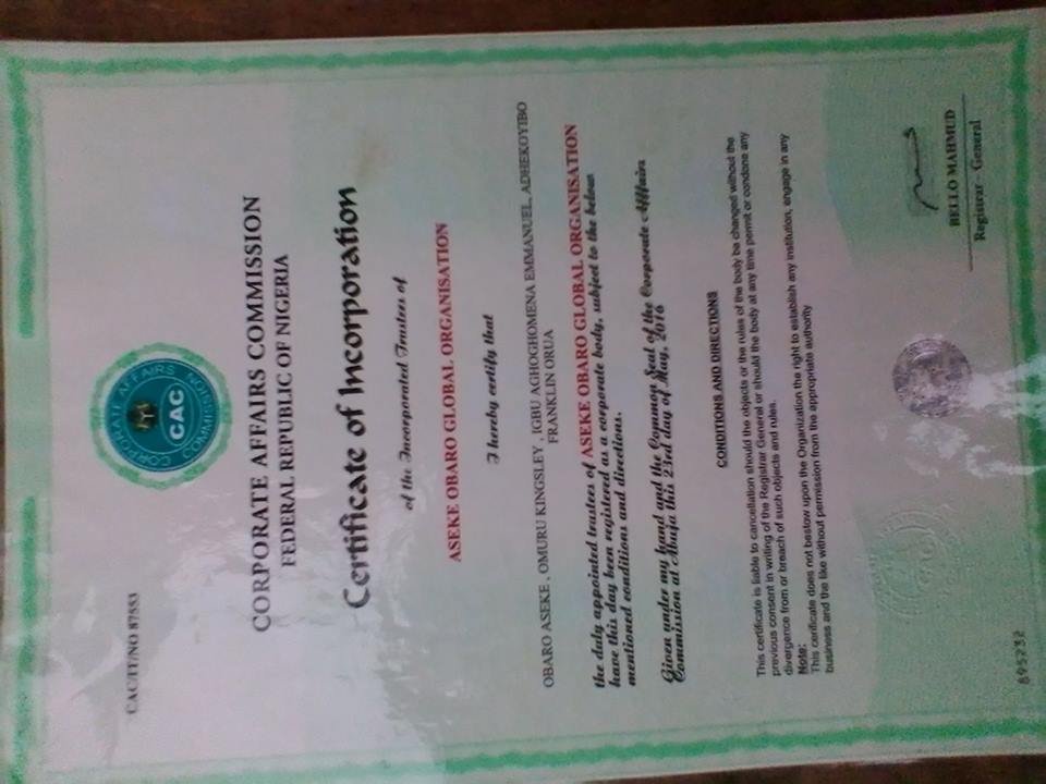 Soccer Project at Hand in Nigeria