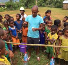 WaSH sessions in a local school