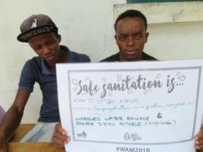 Safe Sanitation ideas from Beandry School Teachers