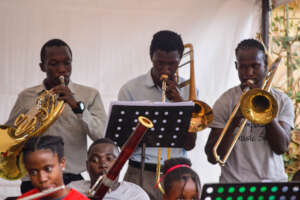 Jimmy playing in Brass section