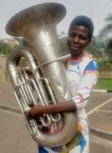 Daisy with her Eflat Tuba