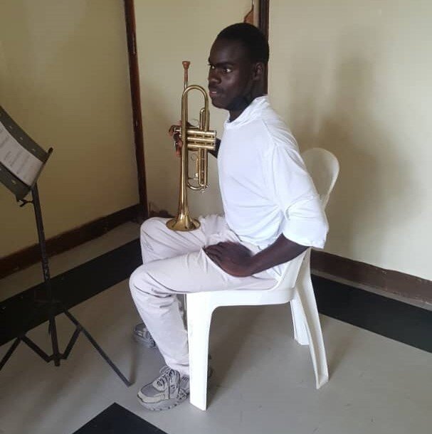 Ian listens intently during lesson