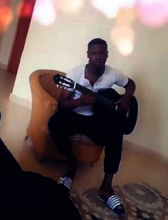 John Paul Practicing in his home