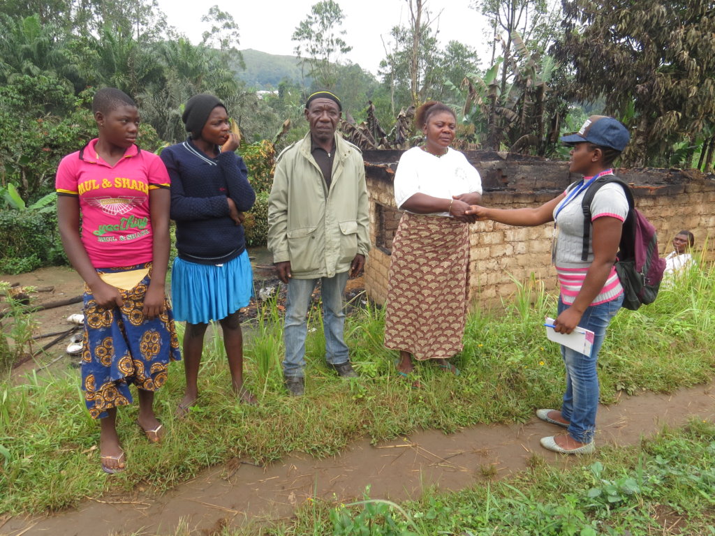provide shelter to victims of fire disaster in Wum