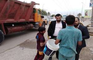 Boys working on the streets