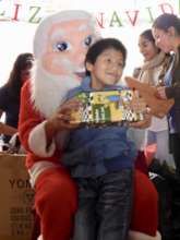 Jose with Santa Claus