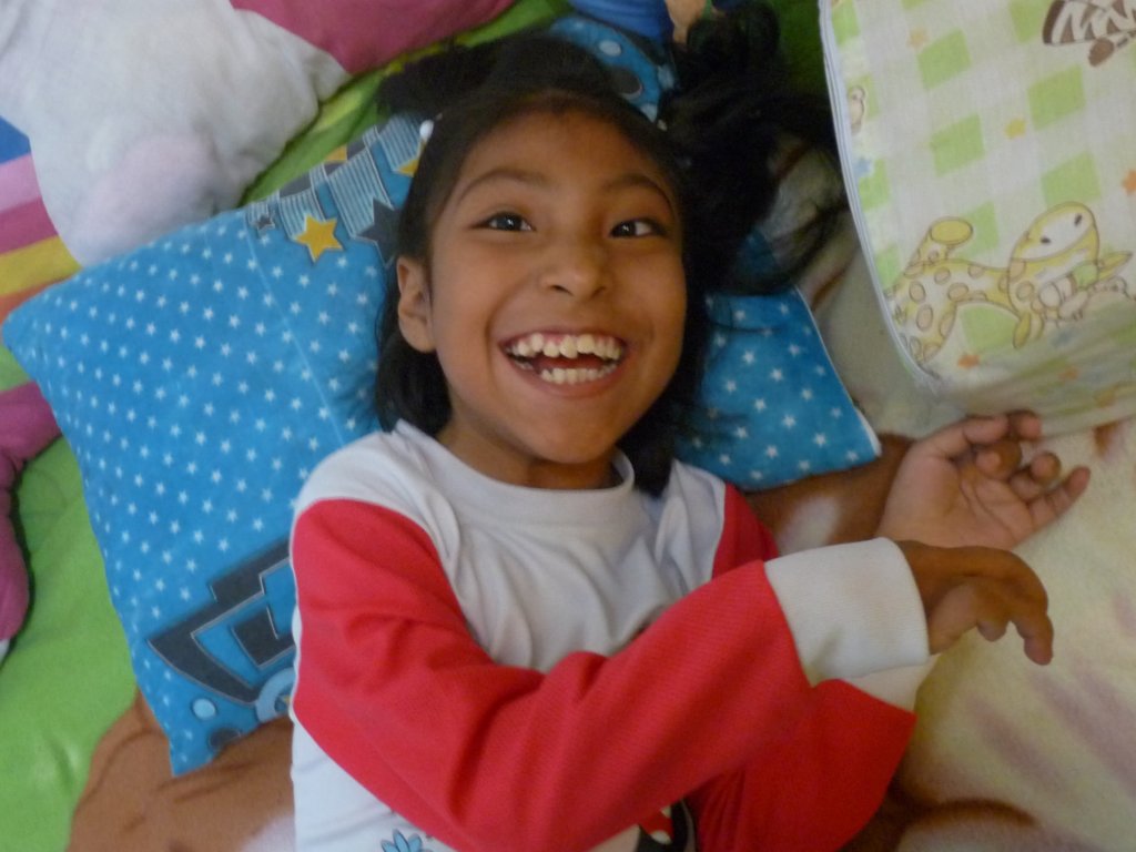 Change mindset of a physically disabled child Peru