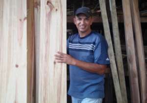 Gustavo, who sells our wood in town at his store