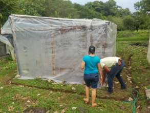 The camara to dry mulch