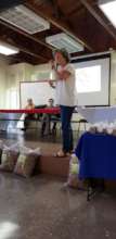 Jane informing about difficulties of wood sales