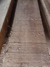 Dried sawn melina from local farms